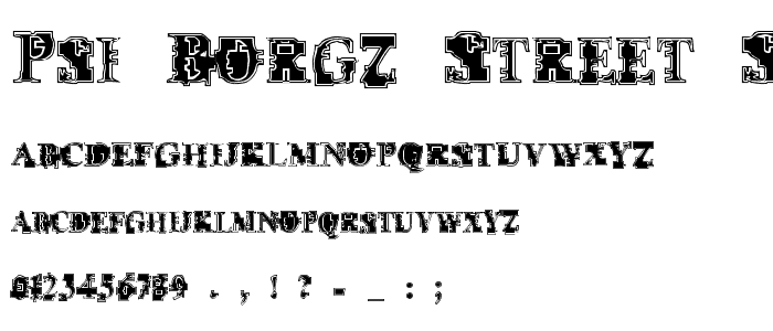 Psi Borgz Street Scrawl font